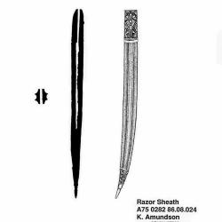 Artifact Drawing - Razor Sheath
